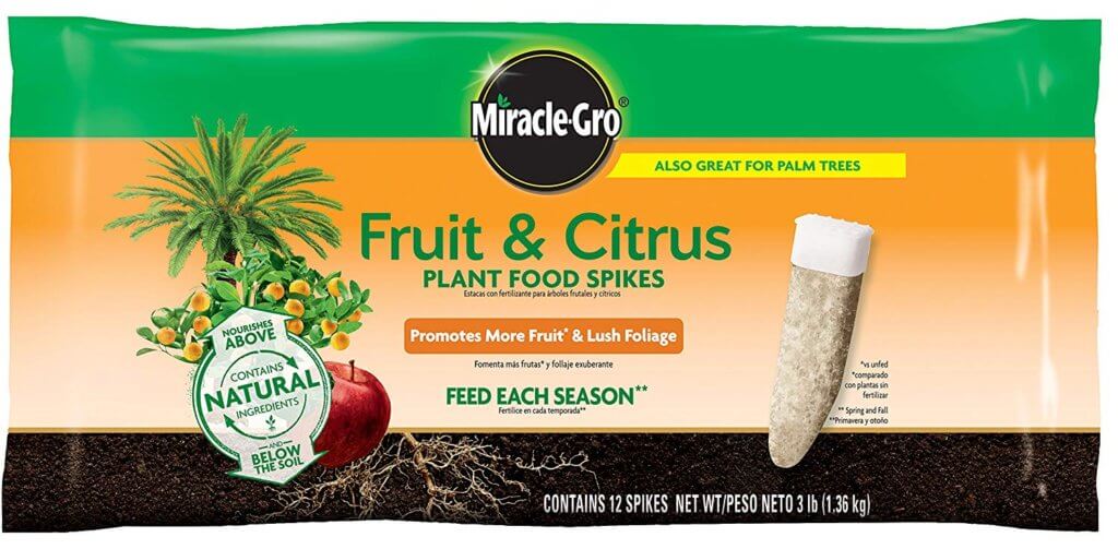 Miracle-Gro Fruit Fertilizer Spikes