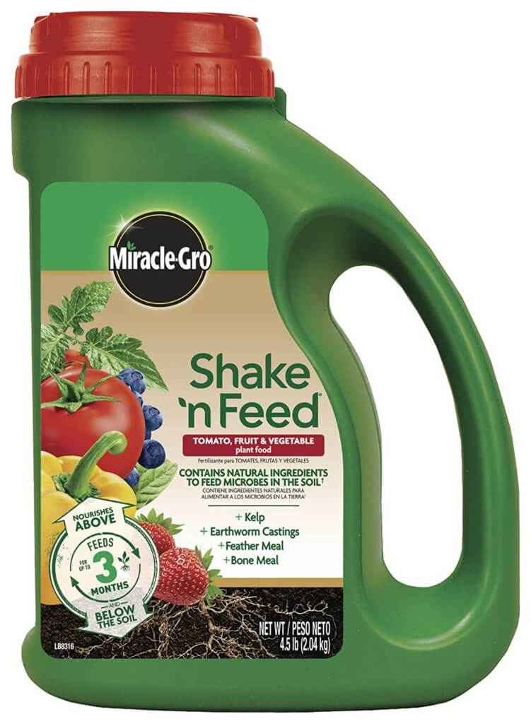 miracle-gro shake n feed garden fertilizer