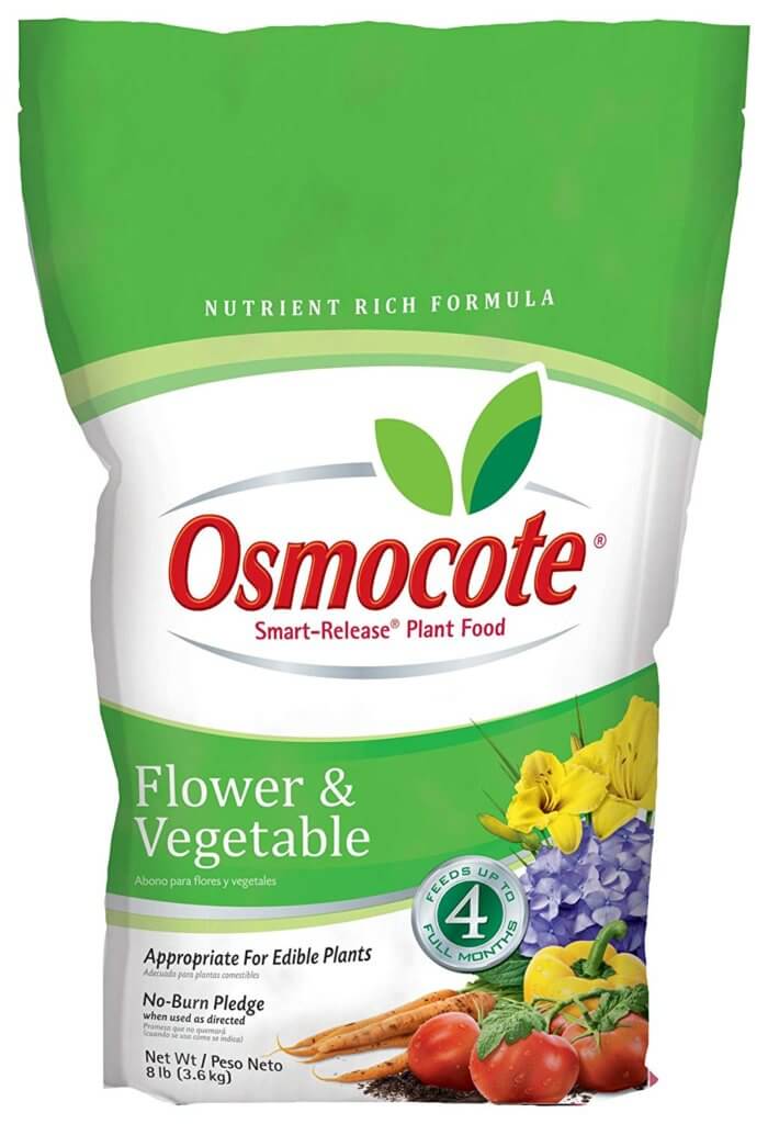 Osmocote flower and vegetable plant food garden fertilizer