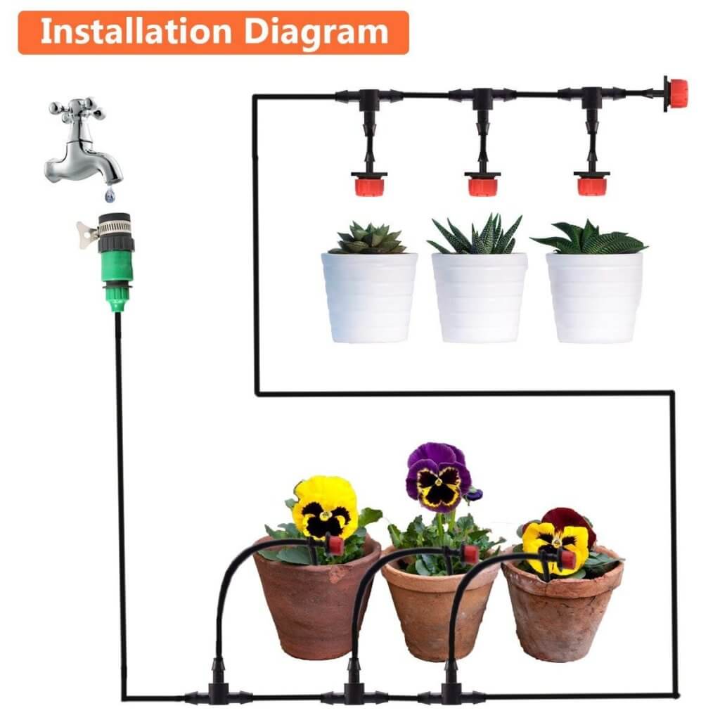 msdada drip irrigation kit