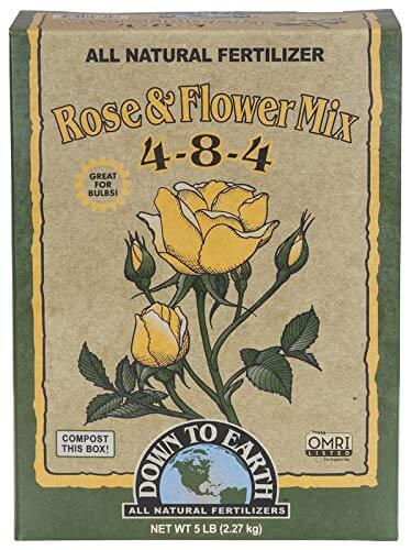 down to earth organic rose fertilizer