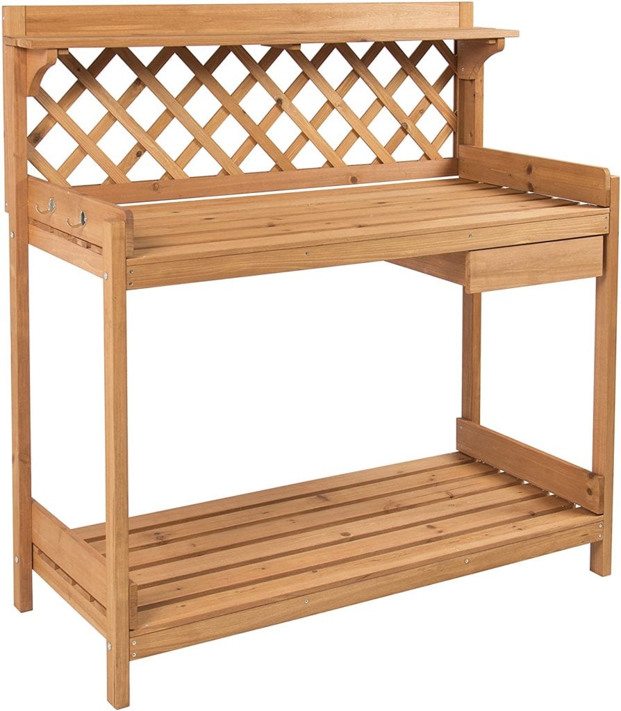 Best Choice Products Wooden Potting Bench