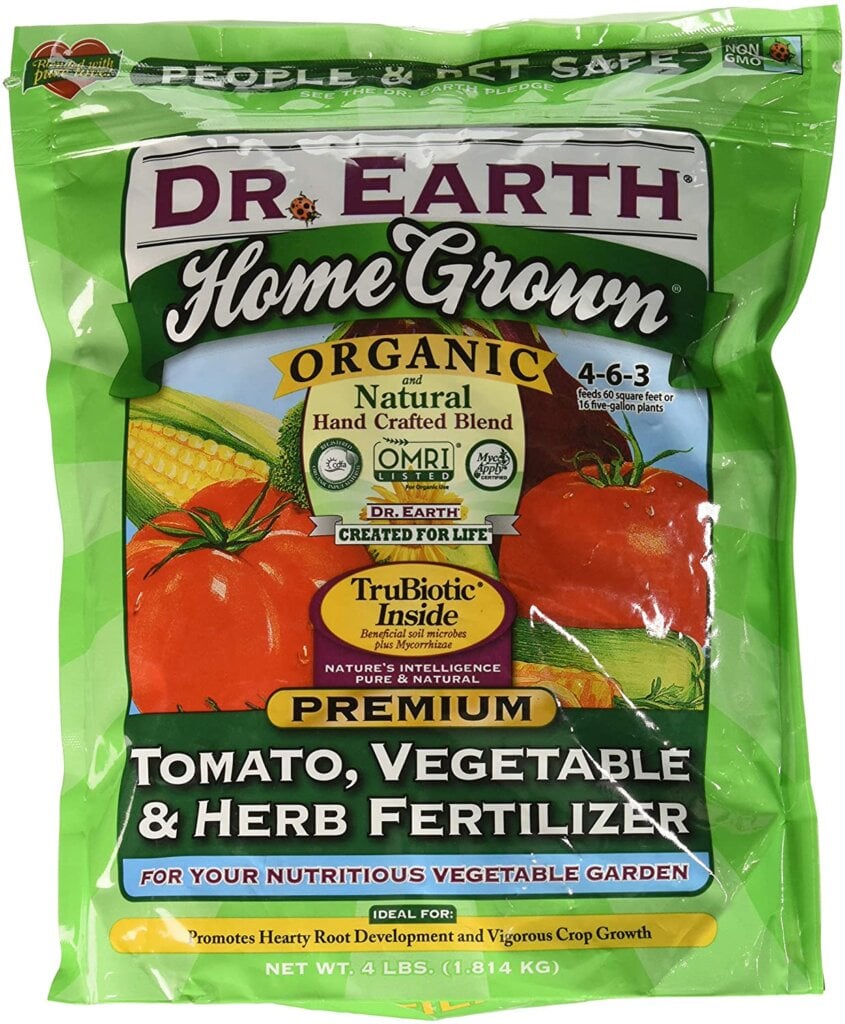 dr earth organic vegetable fertilizer
