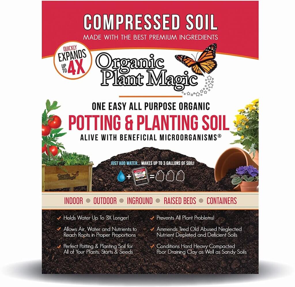 Compressed Organic Garden Soil